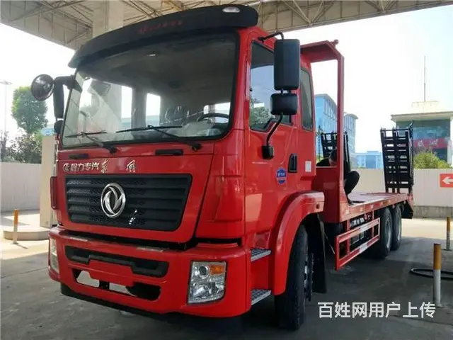 程力平板车厂家 东风后双桥六缸发动机平板车 - 图片 3