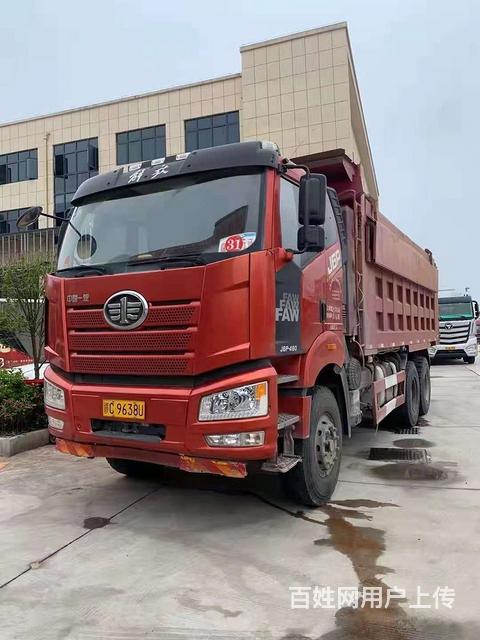 460马力解放j6p带6.2米货箱自卸车,首付8万的图片