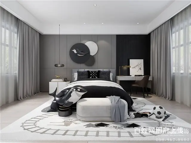 常州温莎美墅680平米现代轻奢风格 - 图片 4