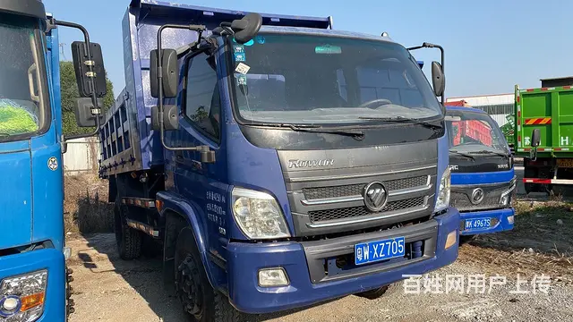 大量蓝牌自卸车 - 图片 11