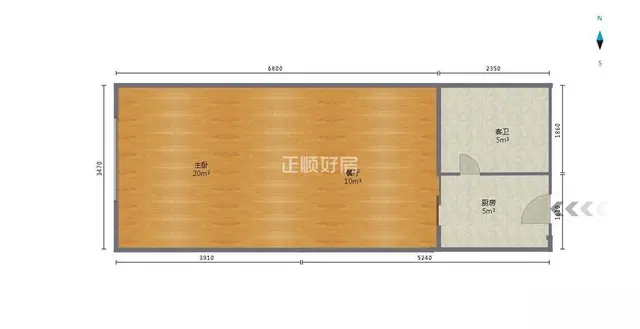 湖心新城 交通便利西江月45平 精装修 - 图片 11