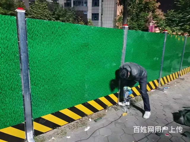 兰州彩钢围挡，市政围挡，施工围挡装配式围挡大量现货 - 图片 3