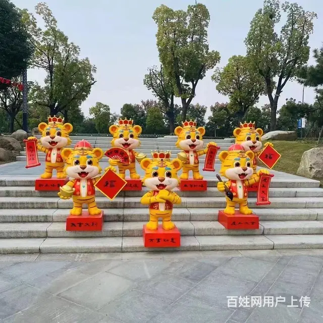 绍兴美陈虎摆件厂家出租出售 - 图片 6