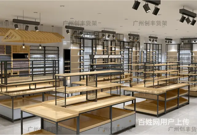 精品饰品店货架、母婴店货架、文具店货架、家纺店货架 - 图片 6