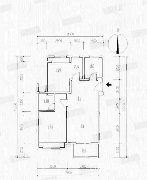 高盛汉郡1室1厅1卫700元月精装修30平配套全 - 图片 8