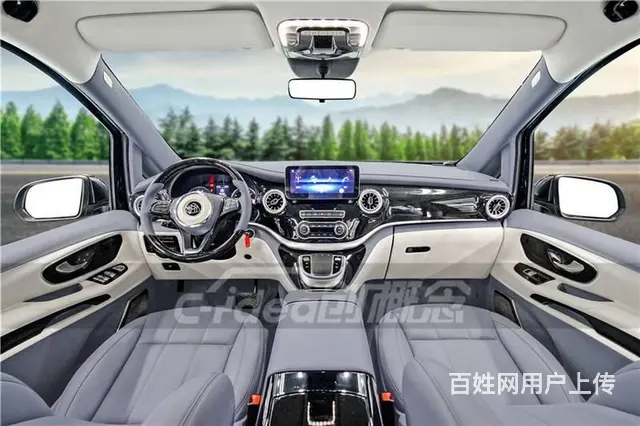 这款奔驰威霆豪华内饰改装方案，给你一个美好的未来的图片