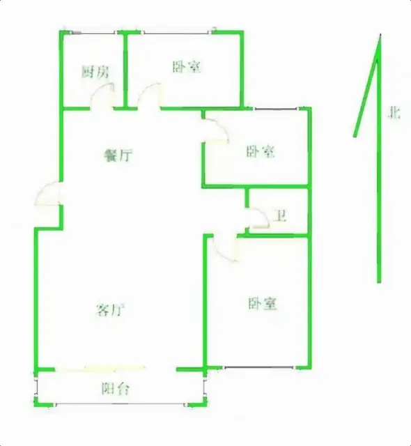 市，精装三居，天一城北区，好楼层，南北通透，拎包住，老证 - 图片 9