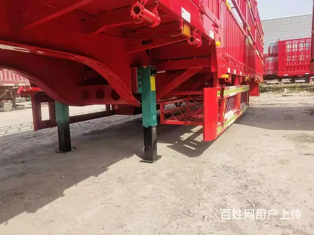 ​13米高低板花栏半挂车 ，  二手花栏半挂车 - 图片 4