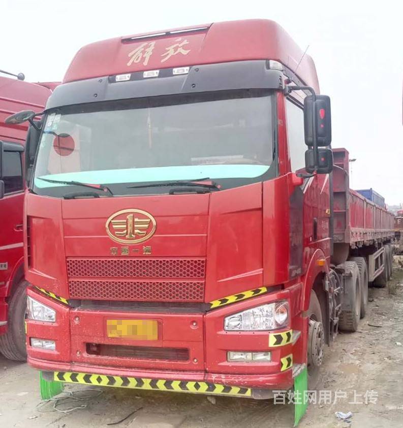 急售原装原版解放半挂车 车况一流 首付8万起