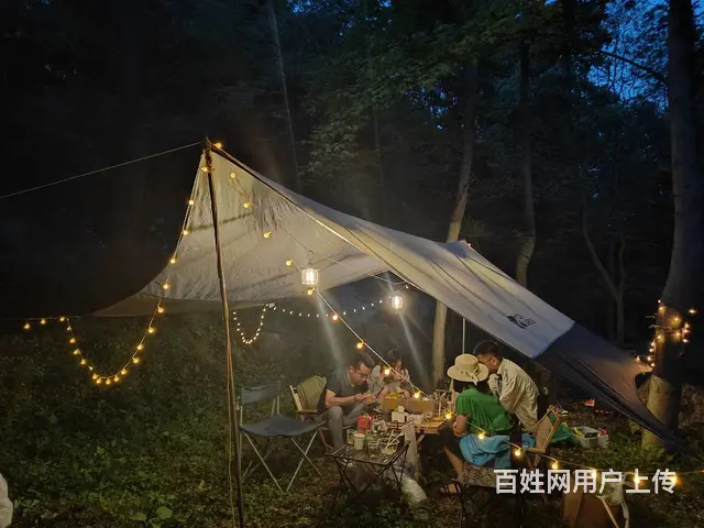 长沙黑麋峰森林公园露营烧烤 - 图片