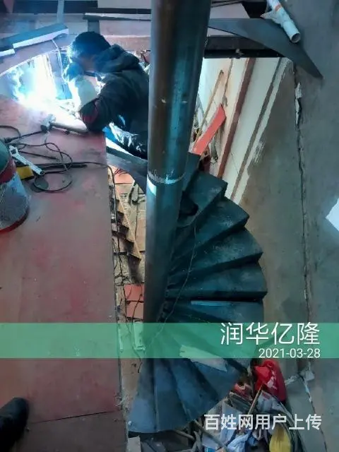 钢结构隔层搭建工装阁楼暗楼钢构楼梯制作安装 - 图片 8