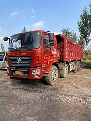 21年东风华神轻型前四后八6.5米自卸车 车况原版