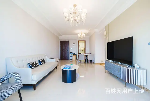 4空调 离小区门口近 恒大海上帝景 三室两卫哦 - 图片 5