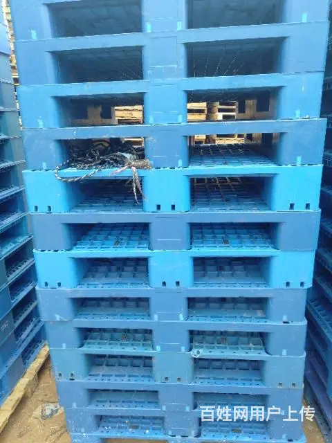 厦门塑料托盘二手塑胶卡板回收出售木托盘木栈板木架 - 图片 4