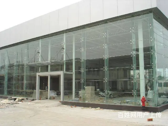 广州钢结构停车场出入口玻璃雨棚安装订做 - 图片 3