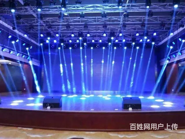 海口一手舞台桁架搭建 舞台灯光线阵音响租赁公司年会 - 图片 1