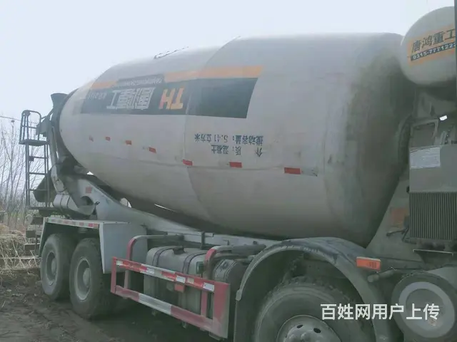 出售19年二手德龙大20方搅拌车375马力前四后八 - 图片 3