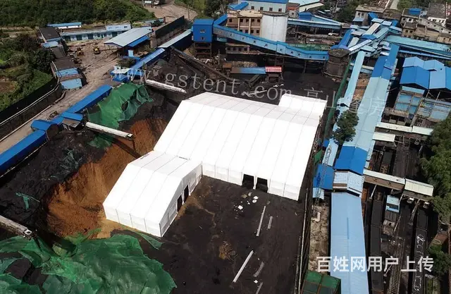 装配式篷房厂家 工业仓储大棚 封闭式储煤场专业生产 - 图片 2