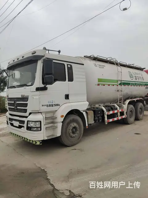 17年二手德龙水泥罐车 后八轮 300马力潍柴动力 - 图片 3