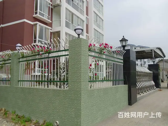 小区锌钢护栏 工厂学校外墙组装式围栏 - 图片 2