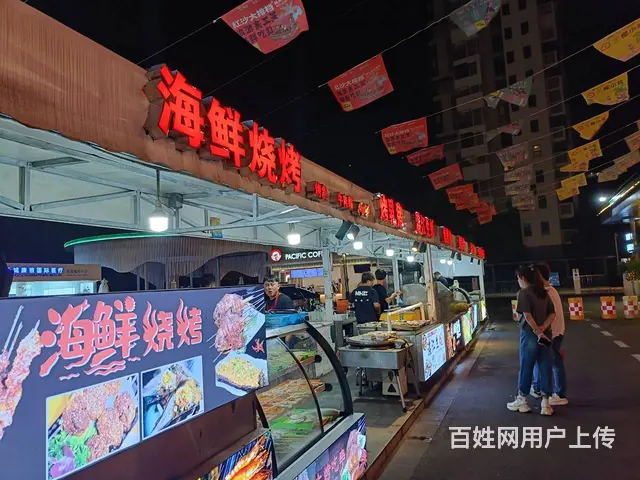（51旺铺推荐）三亚湾98夜市美食街广场90平烧烤店转让 - 图片 6