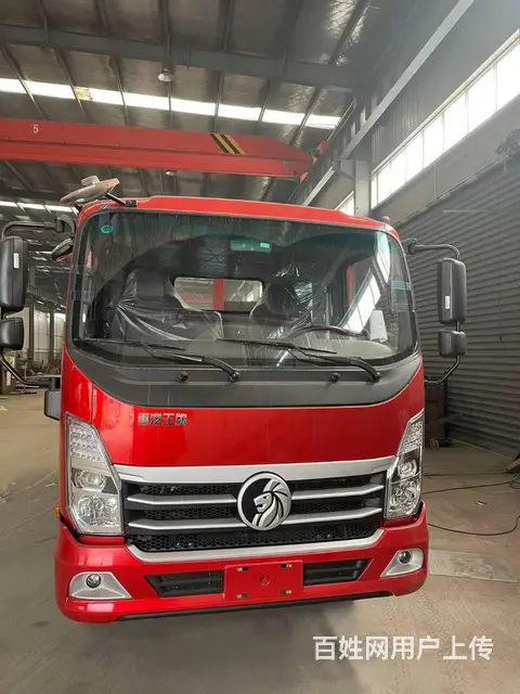 重汽王牌蓝牌挖机平板拖车 单桥拖板车 生产厂家 - 图片 2