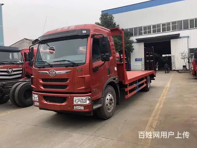 15吨挖机平板运输车东风解放江淮大运平板车现车供应 - 图片 2