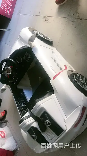 儿童汽车保时捷跑车原580现200️推杆有遥控 - 图片 2