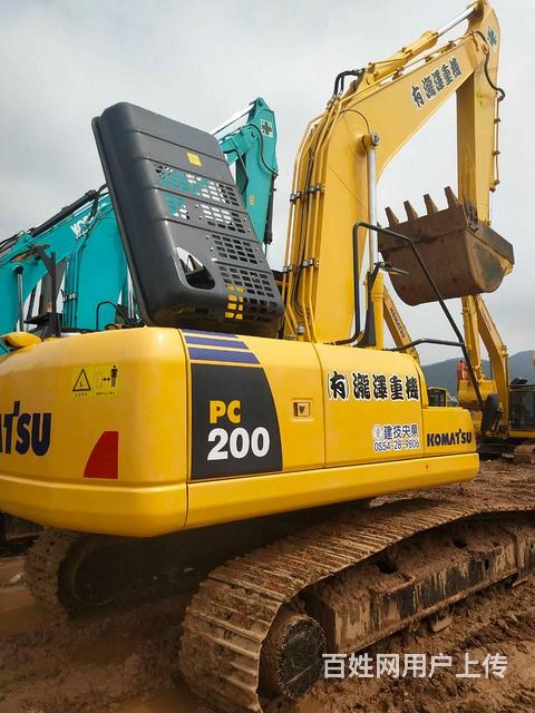 9成新小松200二手挖掘机低价急售质保一年