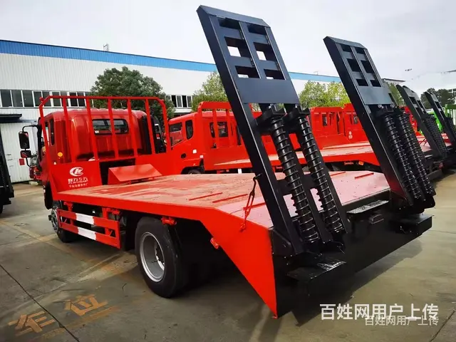 国六中型挖机挖机拖板车平板车 图片报价 - 图片 4