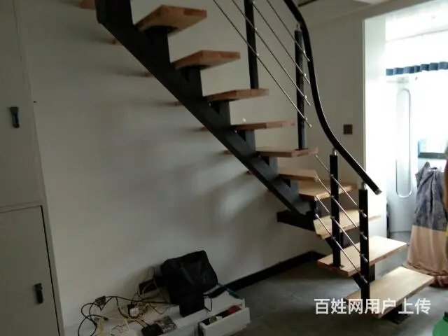 楼梯定制/钢木楼梯/实木楼梯/楼梯栏杆 - 图片 5