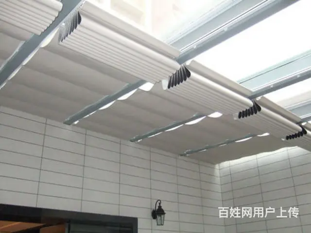 淄博电动窗帘开合帘梦幻帘阳光房智能窗帘遮阳帘天棚帘 - 图片 12