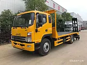 帅铃G9新款国六单桥80挖机拖板车 送车上门