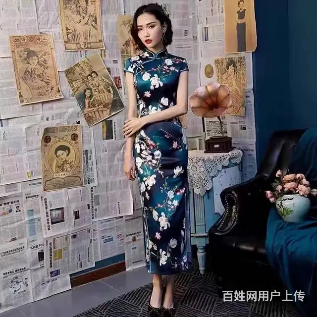 法丝柯夏季旗袍连衣裙 - 图片 1
