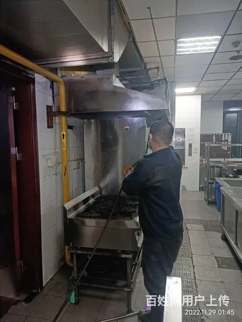 昆山开发区工厂食堂油烟机净化器清洗风机维修 - 图片 2