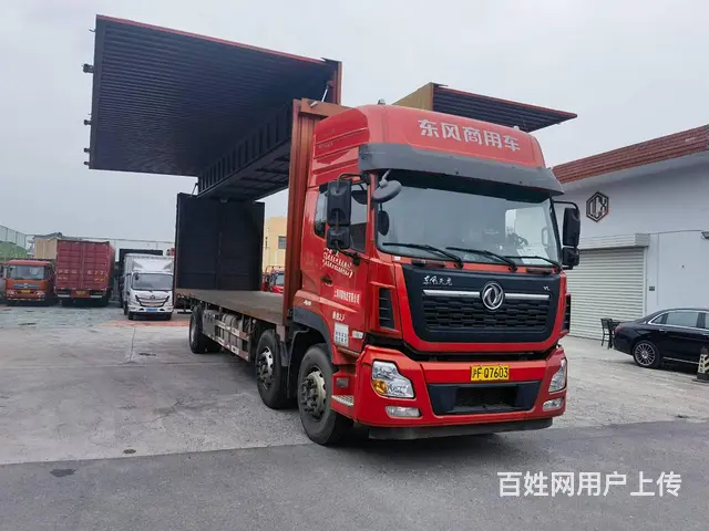 20年11月东风天龙9米6厢式货车 个人一手车 - 图片 1