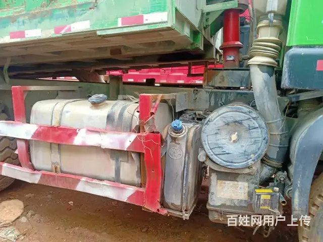 精品二手国五红岩杰狮后八轮自卸390马力6米大箱 - 图片 11