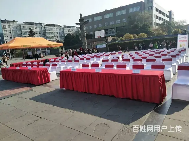 学校折叠桌会议长条桌出租 - 图片 3
