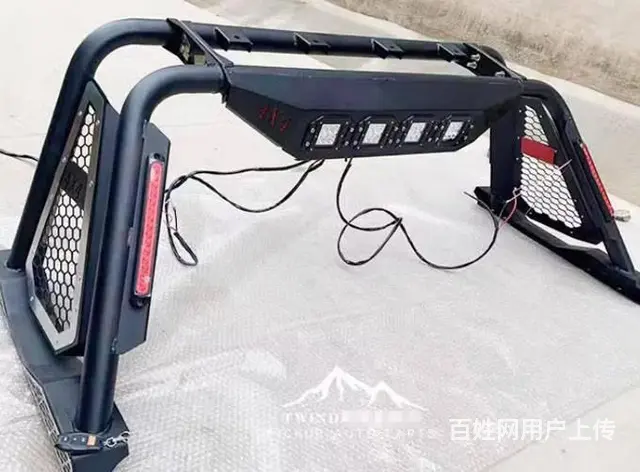 坦途皮卡车后备箱带灯龙门架防滚架装饰防护栏改装件 - 图片 2