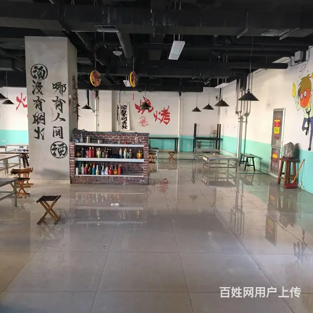 玖张店上海路与汇英路幸福城沿街精装修餐饮烧烤店转让或出租二楼 - 图片 8