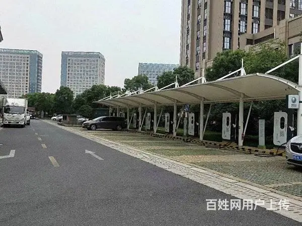 小区车棚，小区雨棚，充电棚 常州本地工厂定做安装 - 图片 1