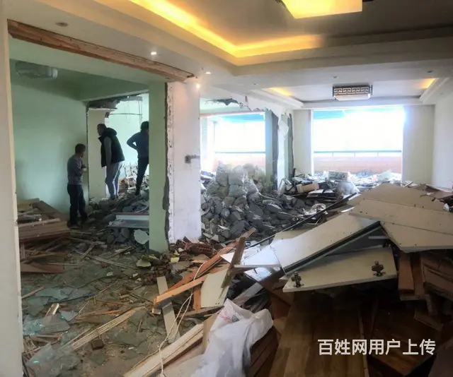常熟专业敲墙，拆除拆旧，店面拆除，旧房拆除，浇地坪 - 图片