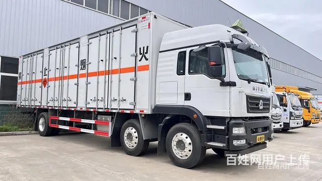 荷载10吨9米6汕德卡烟花爆竹厢式车二手车价格 - 图片 4