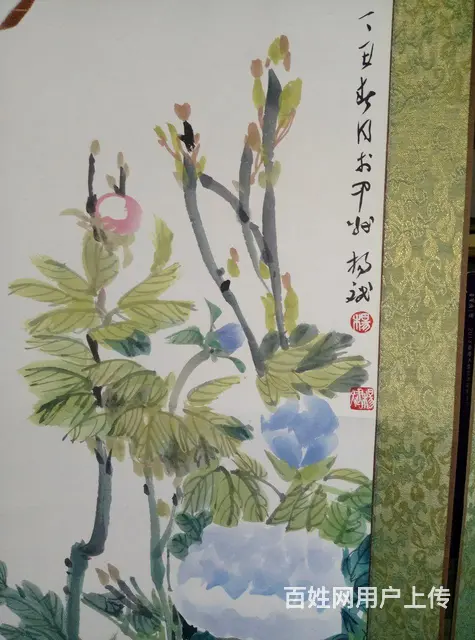 4屏花鸟立轴【包手绘】135X30Cm - 图片 7