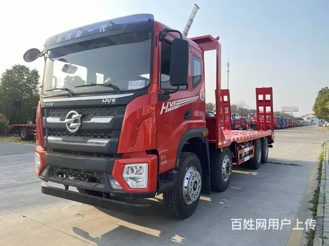 拉20吨不超载挖机拖板车 东风前四后八平板车可分期 - 图片 7