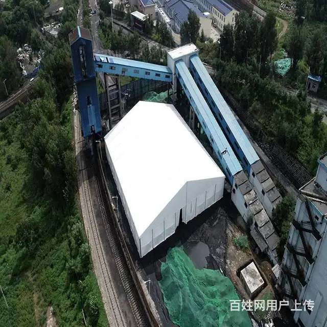 仓储大棚生产车间厂篷铝合金材质物流存储大棚 - 图片 6