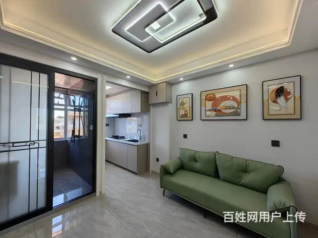 龙城小区六楼60平两室一厅阴阳格局精装修 - 图片 1