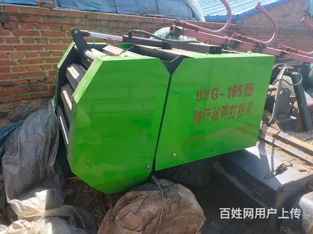 出售自用玉米秸秆圆捆自动捡拾打捆机 - 图片 3