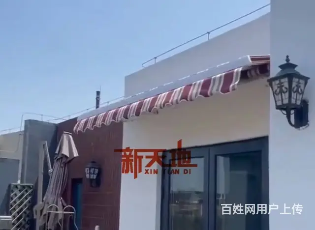 淄博遮阳棚户外折叠防晒防雨庭院雨棚电动遮阳棚阳光房 - 图片 6