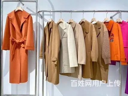 武汉盛依服饰朗诗双面大衣冬季折扣女装上新出货 - 图片 1
